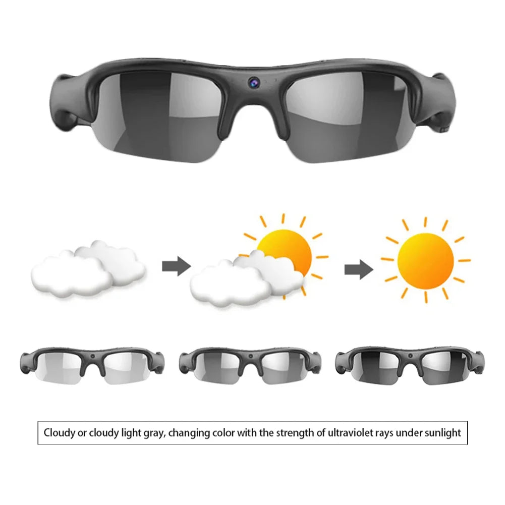 Alloyseed Camera Smart HD 1080P WiFi Glasses With Audio