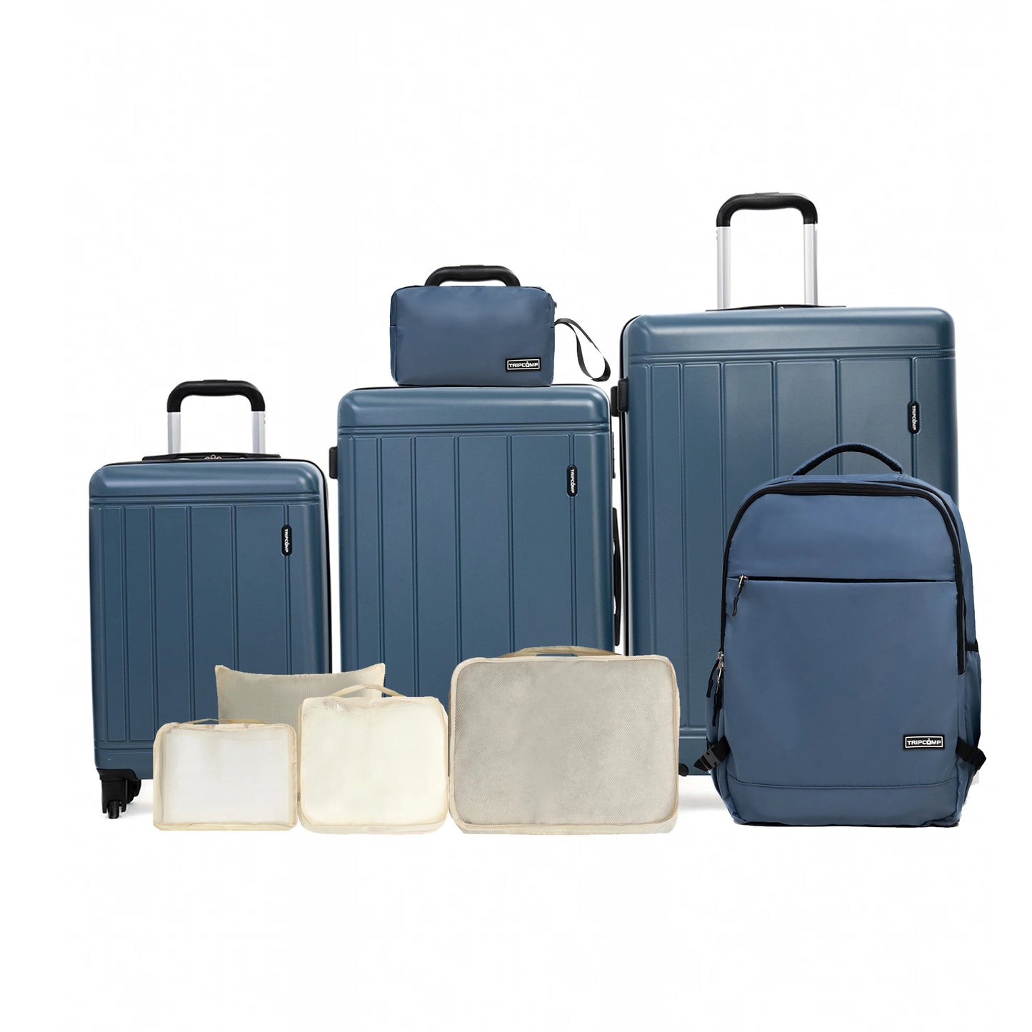 TRIPCOMPCN Luggage Set 3 Piece With Spinner Wheels TSA Lock