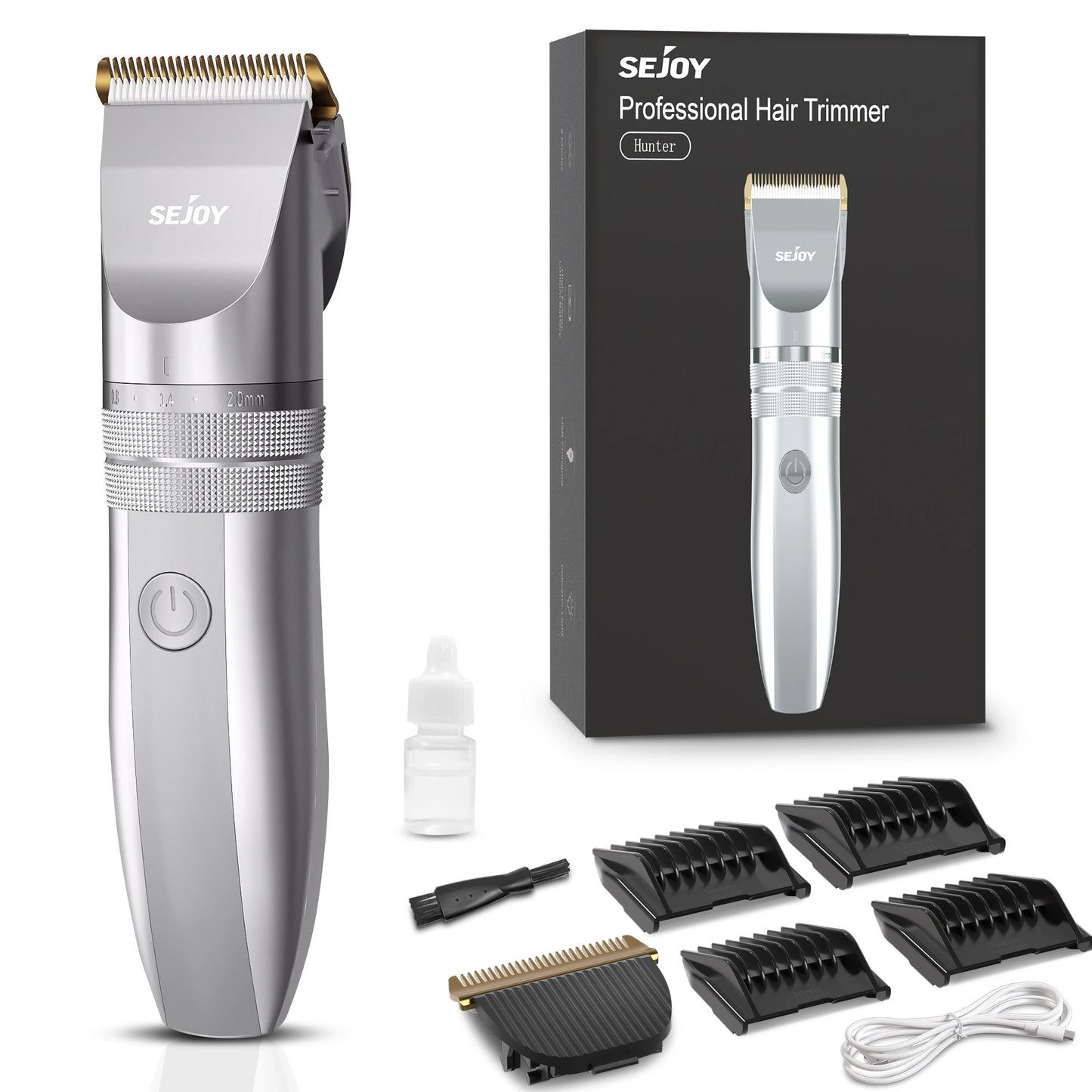 Sejoy Professional Hair Clippers For Men Cordless Trimmer Kit