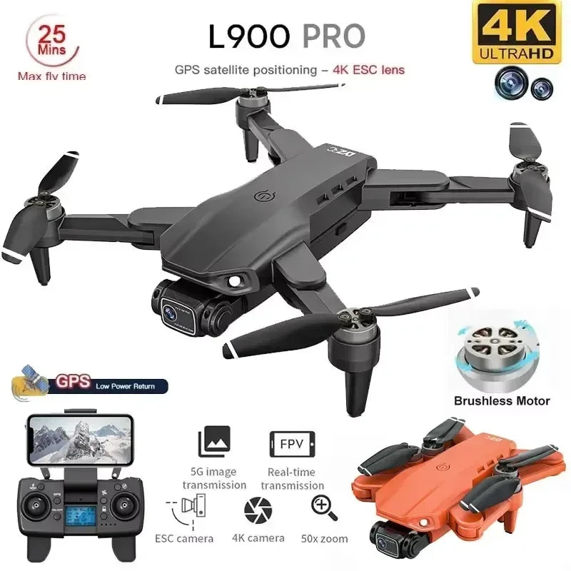 QJ L900 Professional GPS Drone 4K Dual Camera 5G WiFi