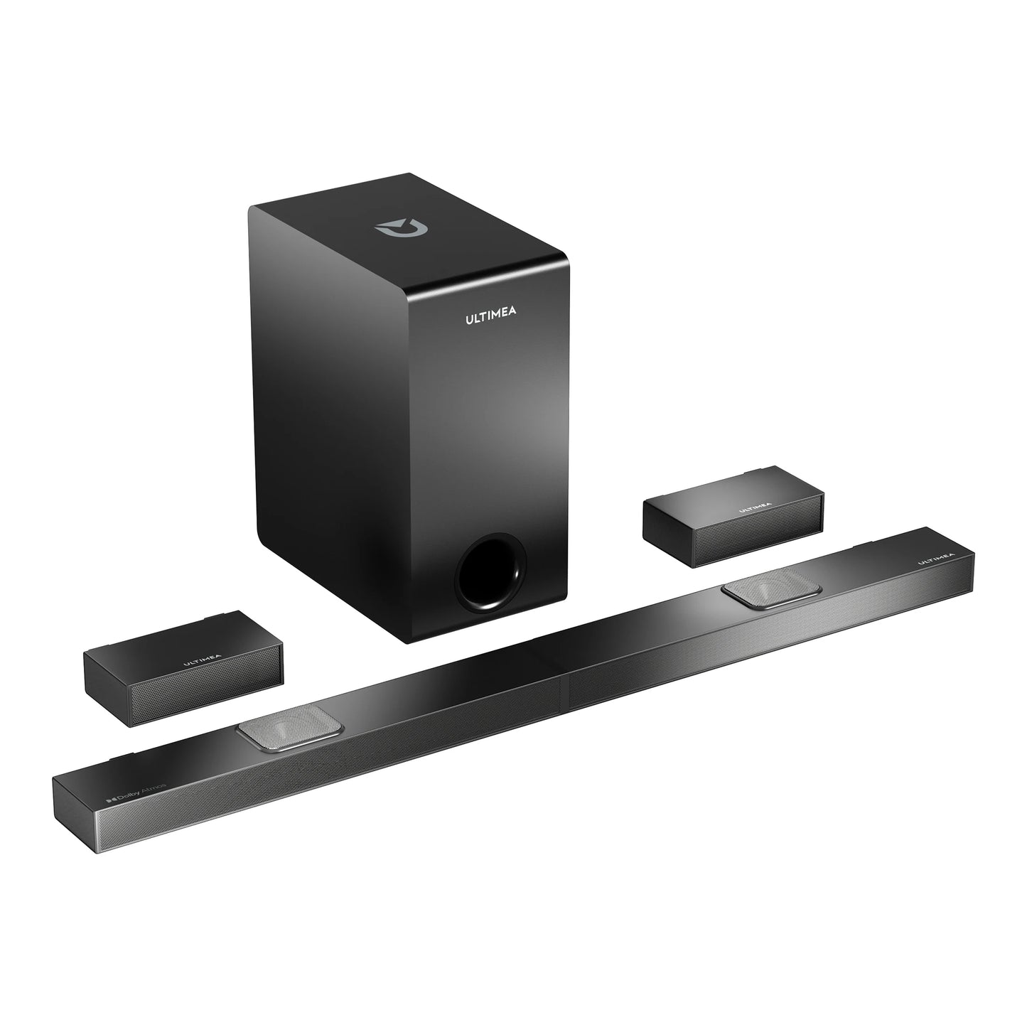 ULTIMEA 5.1.2 Dolby Atmos Soundbar With 520W Subwoofer And 4K HDR Passthrough