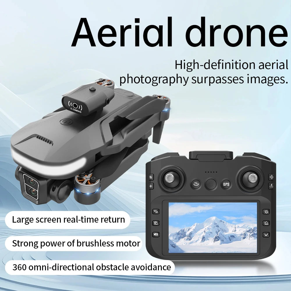 8K Dual Camera Drone With Remote And 360 Obstacle Avoidance