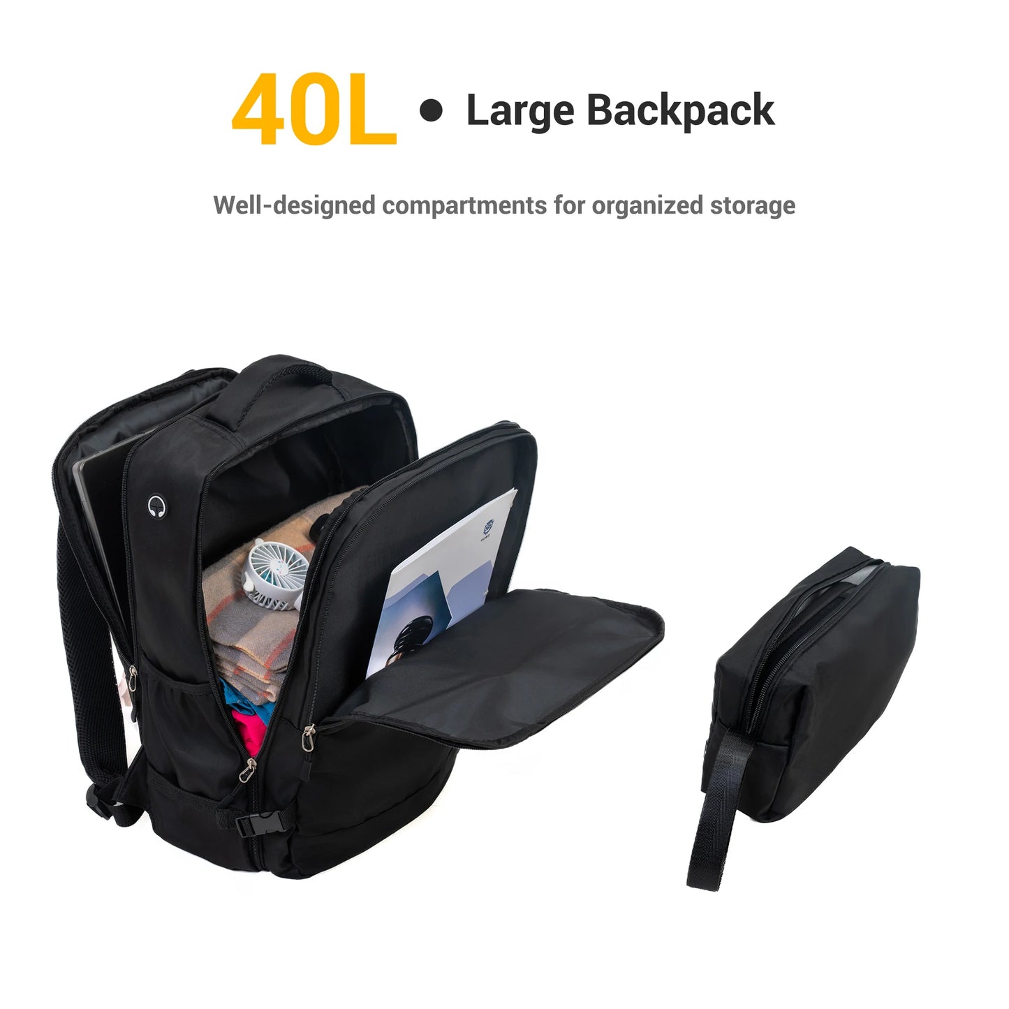 TRIPCOMPCN Luggage Set 3 Piece With Spinner Wheels TSA Lock