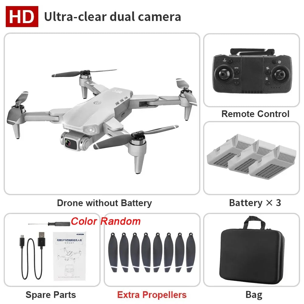 QJ L900 Professional GPS Drone 4K Dual Camera 5G WiFi