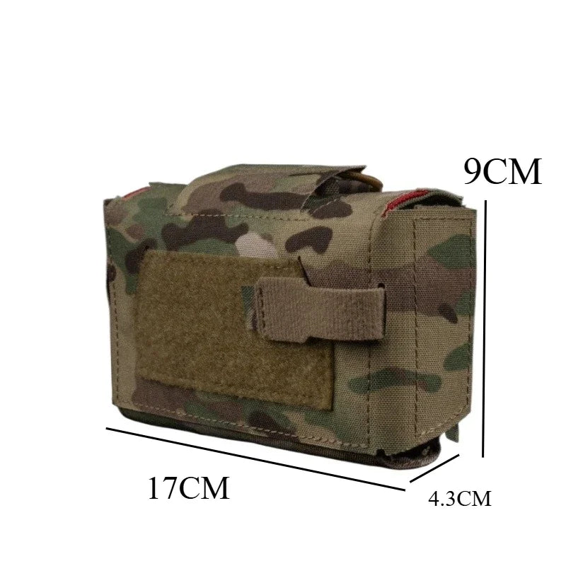 DKSTINYEE Compact Trauma Kit IFAK First Aid Pouch For Outdoors