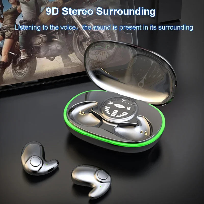 SHUKE Invisible Sleep Earphones Wireless Bluetooth 5.3 Earbuds IPX5