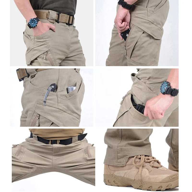 ReFire Gear Men's Hiking Tactical Pants Ripstop Cotton Stretch