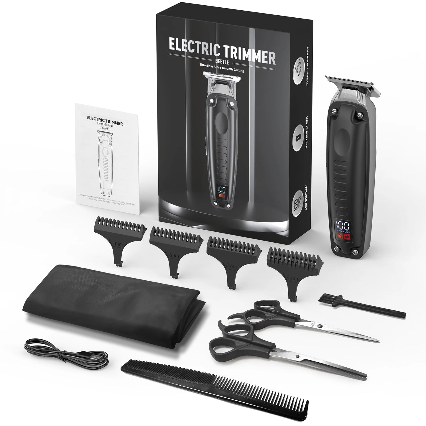 Sejoy Professional Hair Clippers For Men Cordless Trimmer Kit