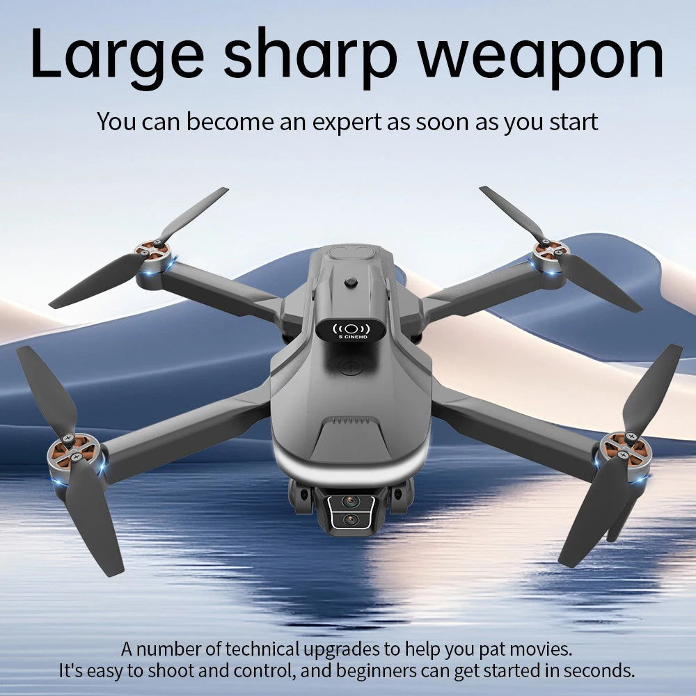 8K Dual Camera Drone With Remote And 360 Obstacle Avoidance