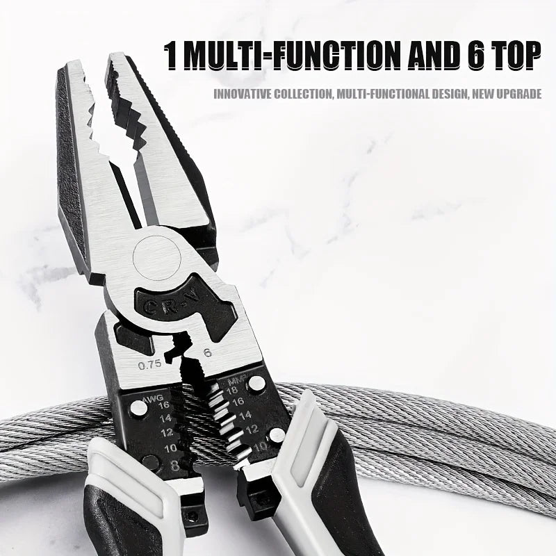 NiuxiangDIY Multifunction Pliers Diagonal Cutting And Combination Pliers